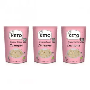 Better Than Foods Makaron keto konjac typu noodle lasagne bezglutenowy Zestaw 3 x 270 g Bio - Makaron - miniaturka - grafika 1