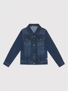 Guess Kurtka jeansowa L0BL25 D4H60 Granatowy Regular Fit - Kurtki i płaszcze dla chłopców - miniaturka - grafika 1