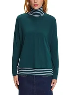 Koszulki i topy damskie - ESPRIT T-shirt damski, 305 / Emerald Green, XS - miniaturka - grafika 1