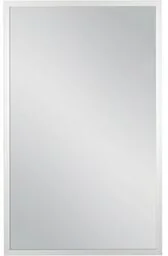 Lustro łazienkowe w srebrnej ramie aluminiowej 50x80cm - Lustra - miniaturka - grafika 1
