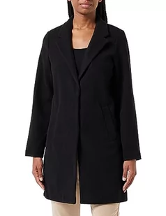 Bestseller A/S Damski płaszcz VMPOP NOOS, czarny, XL, Schwarz, XL - Płaszcze damskie - miniaturka - grafika 1