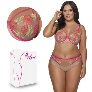 Biustonosz Soft AV 2072 miękki fluo wielokolorowy  80B - Biustonosze - miniaturka - grafika 1