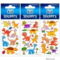 Artykuły biurowe - Sticker Boo Naklejki Sticker BOO silver dinozaury - miniaturka - grafika 1