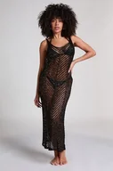 Stroje kąpielowe - Hunkemöller Sukienka z cekinami Czarny - miniaturka - grafika 1