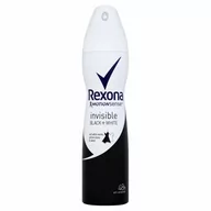 Dezodoranty i antyperspiranty dla kobiet - Rexona INVISIBLE BLACK + WHITE ANTYPERSPIRANT W AEROZOLU 250 ML - miniaturka - grafika 1