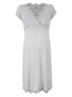 Bielizna nocna - Damska koszula nocna ciążowa szara Bellybutton Maternity, r.XS - miniaturka - grafika 1