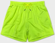 Dresy damskie - DRESOWE SPODENKI DAMSKIE LIMONKA (8K950-72) - J.STYLE - miniaturka - grafika 1