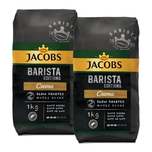 Kawa ziarnista JACOBS Barista Editions Crema 2 x 1 kg - Kawa - miniaturka - grafika 1
