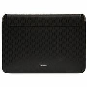 Torby na laptopy - Karl Lagerfeld Sleeve 16" etui wsuwka pokrowiec torba do MacBook Pro 14 2023/2022/2021 - czarny/black Saffiano Plaque - miniaturka - grafika 1