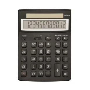 Kalkulator biurkowy ECO 950 12-pozycyjny czarny - Maul - Kalkulatory - miniaturka - grafika 1