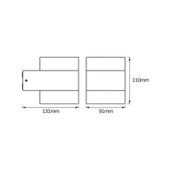 Lampy ogrodowe - OSRAM Kinkiet zewnętrzny LED ENDURA STYLE PUCK, aluminiowy / szary / cynkowy, aluminium, nowoczesny - miniaturka - grafika 1