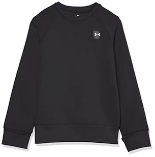 Under Armour Chłopięcy sweter polarowy Ua Rival Crew z mieszanki bawełny i okrągłym dekoltem, miękki szczotkowany polar chłopięca bluza - Bluzy dla chłopców - miniaturka - grafika 1