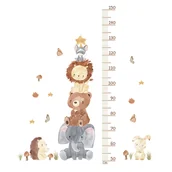 Naklejki na ścianę - Naklejka Na Ścianę Do Pokoju Dziecięcego Piramidka Zwierzątek - miniaturka - grafika 1