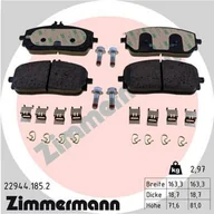 Klocki hamulcowe - Klocki hamulcowe - komplet ZIMMERMANN 22944.185.2 - miniaturka - grafika 1