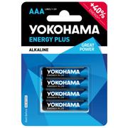 Baterie i akcesoria - YOKOHAMA Bateria Yokohama ENERGY PLUS AAA LR03 /4szt 43338 - miniaturka - grafika 1