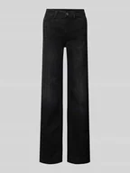 Spodnie damskie - Jeansy z 5 kieszeniami - miniaturka - grafika 1