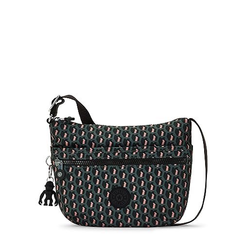 Kipling Arto S Mały Crossbody, 25 x 21 x 3, 3D K Pink, Czarny