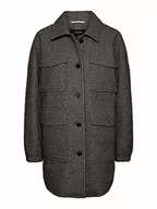 Kurtki damskie - VERO MODA Kurtka damska, ciemnoszary melanż, M - miniaturka - grafika 1