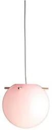 Frandsen - Koi Lampa Wisząca Ø25 Opal Rose/Brass Frandsen - Lampy sufitowe - miniaturka - grafika 1