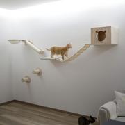 Legowiska dla kotów - Kerbl Ścianka wspinaczkowa dla kota Andes, 52x40x32cm, naturalno-biała - miniaturka - grafika 1