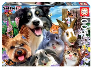 Puzzle, Educa, Przyjaciele z podwórka, 500 el. - Puzzle - miniaturka - grafika 1