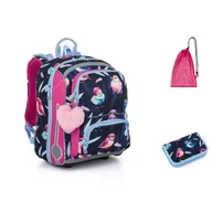 Plecaki szkolne i tornistry - Topgal Komplet szkolny BEBE 24001 SET MEDIUM - miniaturka - grafika 1