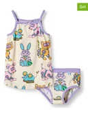 Body dla niemowląt - Småfolk 2-częściowy zestaw bielizny w kolorze fioletowym - miniaturka - grafika 1