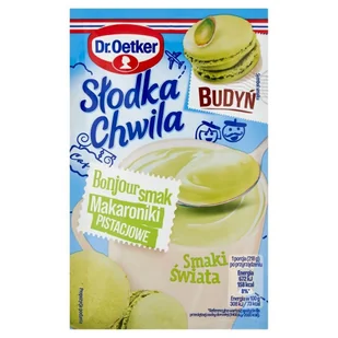 Dr. Oetker Słodka Chwila Budyń smak makaroniki pistacjowe 43 g - Budyń - miniaturka - grafika 1