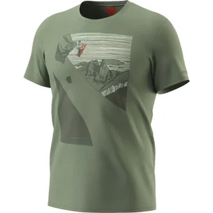 Koszulka DYNAFIT X Simon Charrière Tee Man sage XL - Koszulki sportowe męskie - miniaturka - grafika 1