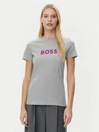 Koszulki i topy damskie - BOSS T-Shirt C_Elogo_5 50501139 Szary Regular Fit - miniaturka - grafika 1