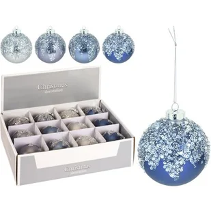 Bombka dekorowana zmierzch 8 cm mix - Bombki - miniaturka - grafika 1