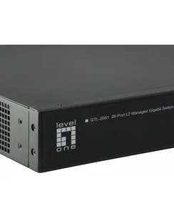 LevelOne GTL-2661 - switch - 26 ports - rack-mountable GTL-2661 - Pozostałe akcesoria sieciowe - miniaturka - grafika 3