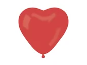 Balony i akcesoria - GMR Baloniki czerwone serca 25 cm 10 szt CR/05 - miniaturka - grafika 1
