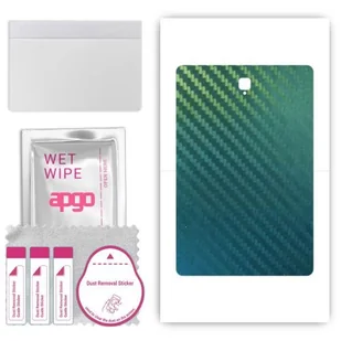 Folia naklejka skórka strukturalna na TYŁ do Samsung Galaxy Tab S4 10.5 - Carbon Kameleon CAKA1 - apgo SKINS - Akcesoria do tabletów i e-booków - miniaturka - grafika 1