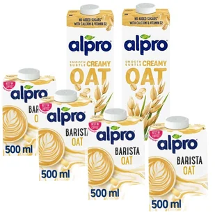ZESTAW Napój ALPRO Drink Oat Owsiane 2x 1L + 4x ALPRO Barista Napój Owsiany 500ml - Napoje roślinne - miniaturka - grafika 1