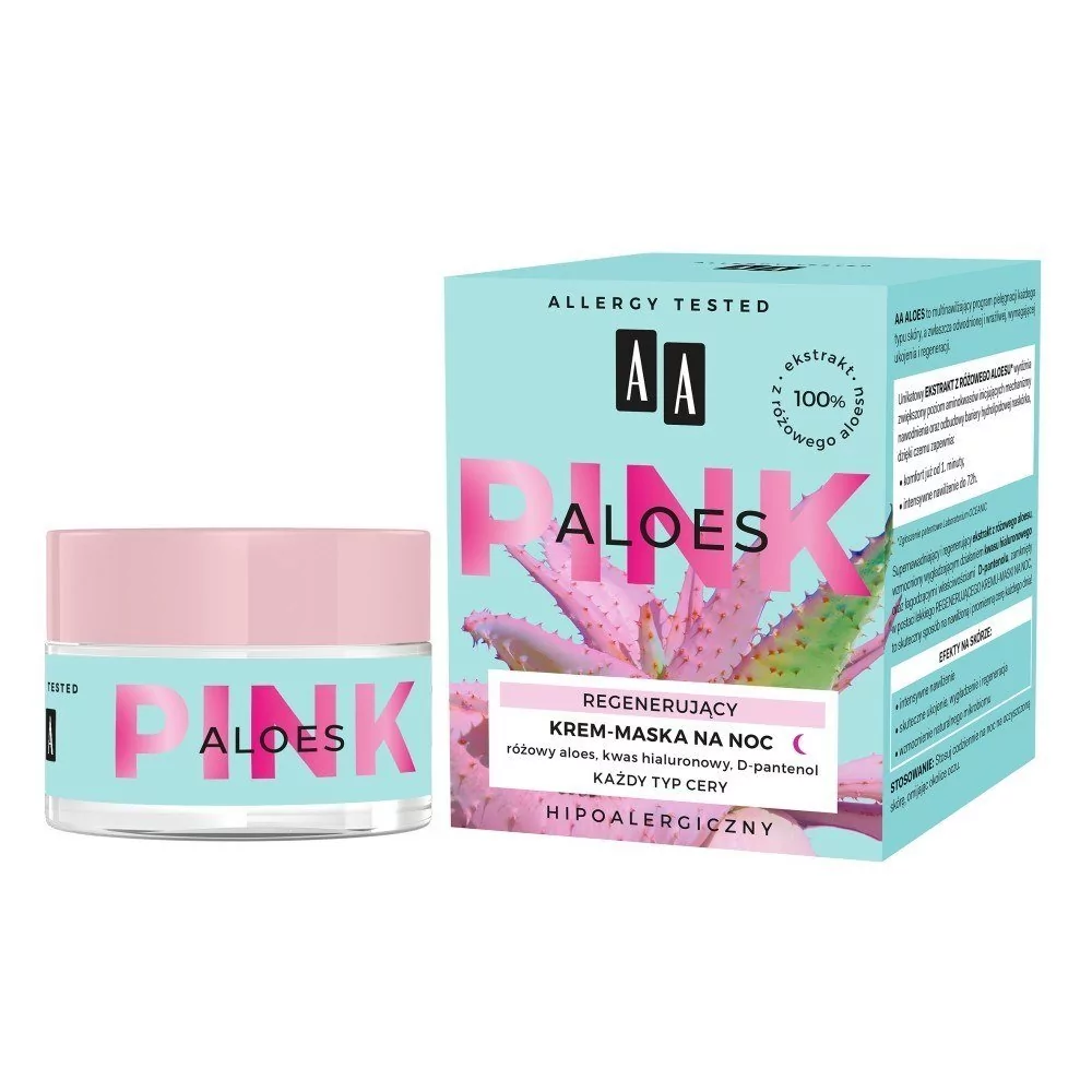 Oceanic Aloes Pink regenerujący krem-maska na noc 50ml