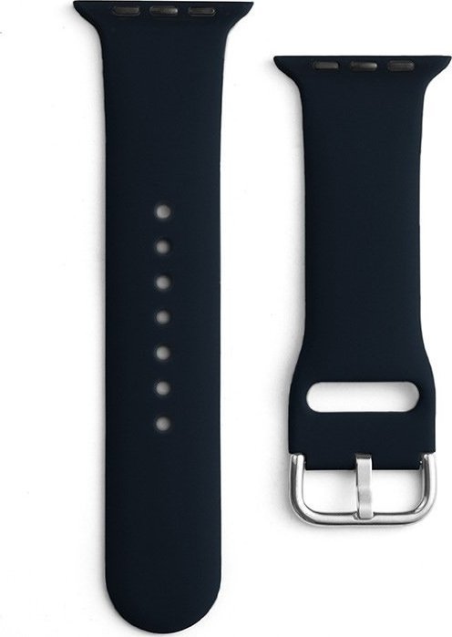 Hurtel Silicone Strap APS silikonowa opaska do Watch Ultra / 8 / 7 / 6 / 5 / 4 / 3 / 2 / SE 49 / 45 / 44 / 42mm pasek bransoleta do zegarka czarny
