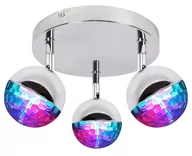 Lampy sufitowe - Candellux Lampa sufitowa PARTY 3x3W RGB 98-67784 - miniaturka - grafika 1