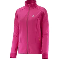 Odzież trekkingowa damska - Kurtka softshell damska Salomon Momemtum techniczna - miniaturka - grafika 1