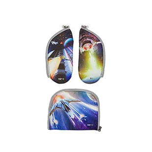 ergobag Zippies tornister szkolny zestaw 3-częściowy dla dzieci, chłopców i dziewczynek, Kosmos - czarny, 0, plecak - Plecaki szkolne i tornistry - miniaturka - grafika 1