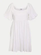 Sukienki - Noisy May Sukienka letnia Leilani 27033018 Biały Regular Fit - miniaturka - grafika 1
