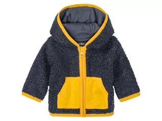 Swetry dla chłopców - lupilu Bluza polarowa niemowlęca zapinana (62/68, Granatowy) - grafika 1