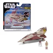 Samoloty i helikoptery - STAR WARS Pojazd JEDI STARFIGHTER + figurka - miniaturka - grafika 1