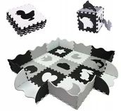 Maty edukacyjne - PUZZLE PIANKOWE MATA EDUKACYJNA 25 EL GRUBA XXL - miniaturka - grafika 1