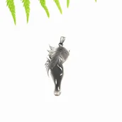 Zawieszki - Konik IV szary - zawieszka srebrna - miniaturka - grafika 1