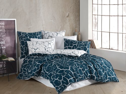 Pościel z francuskiej bawełny 240x220,70x90 Mglista zieleń