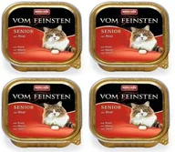 Mokra karma dla kotów - Animonda Vom Feinsten Senior Cat smak: z wołowiną 6 x 100g - miniaturka - grafika 1