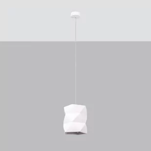 Gobi lampa wisząca 1xE27 biała SL.1250 - Lampy sufitowe - miniaturka - grafika 1