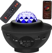 Projektory dla dzieci - Verk Projektor gwiazd lampka nocna led rgb + pilot Projektor gwiazd lampka nocna led rgb + pilot - miniaturka - grafika 1