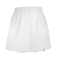 Spódnice - Biała spódniczka dla dziewczynki bawełniana spódnica dziecięca/ dziewczęca gładka 104/110 - miniaturka - grafika 1